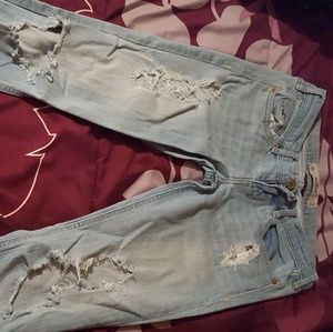 Hollister destroyed jeans